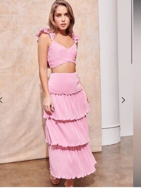 SAYLOR Lotte Ruffle Pink Set